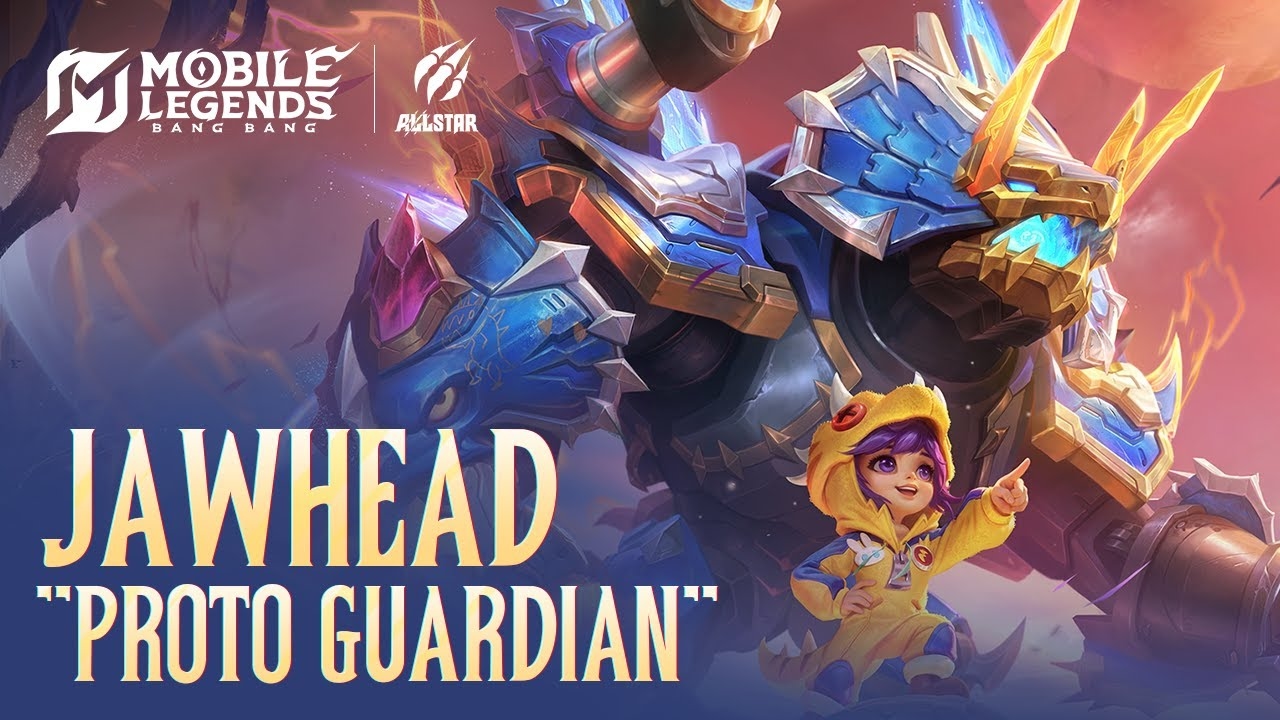 Resmi Rilis Skin Jawhead "Proto Guardian" Allstar Mobile Legends, Tampil Futuristik Bertema Dinosaurus Mekanis